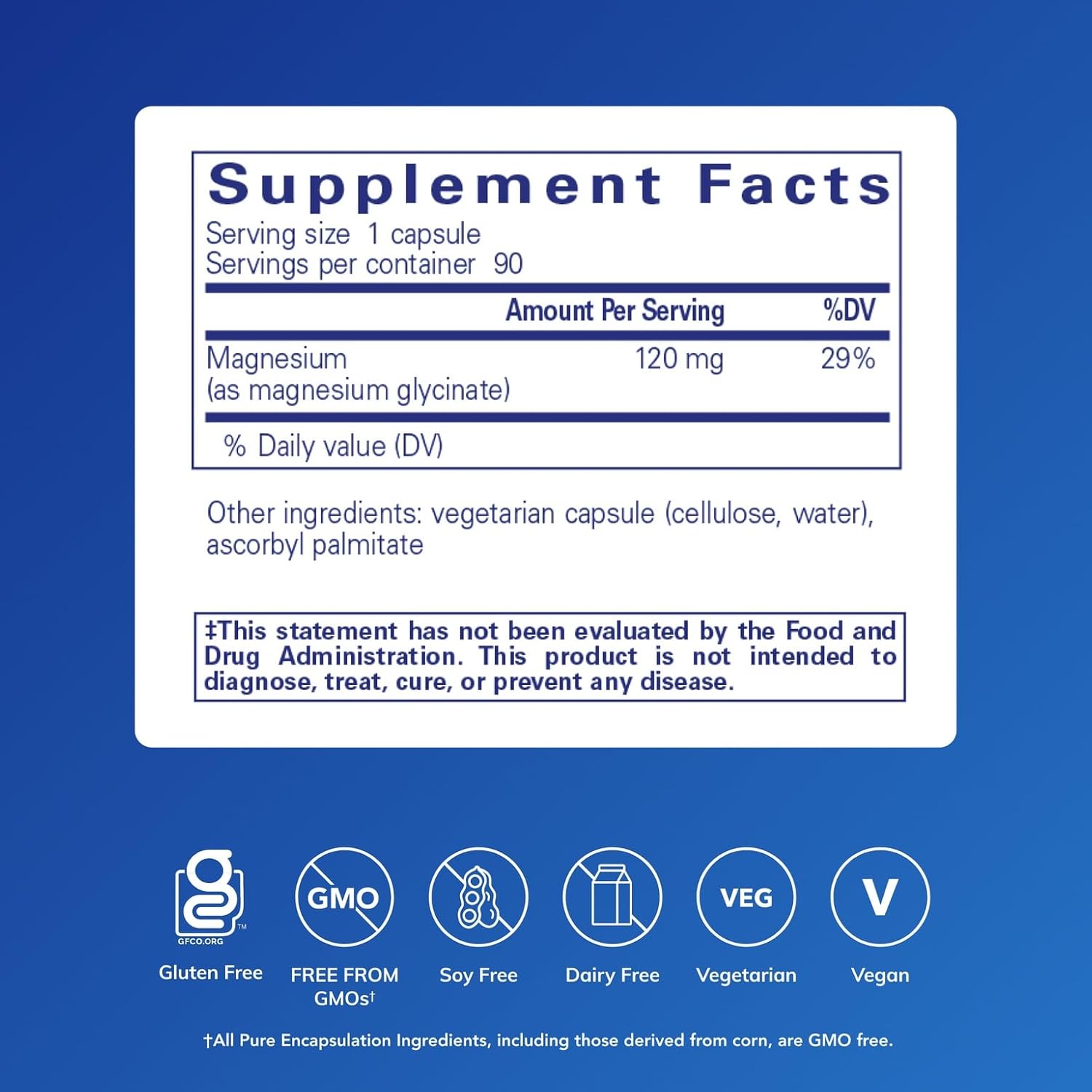 Pure Encapsulations Magnesium (Glycinate) - Supplement to Support Stress Relief, Sleep, Heart Health, Nerves, Muscles, and Metabolism* - with Magnesium Glycinate - Image 2