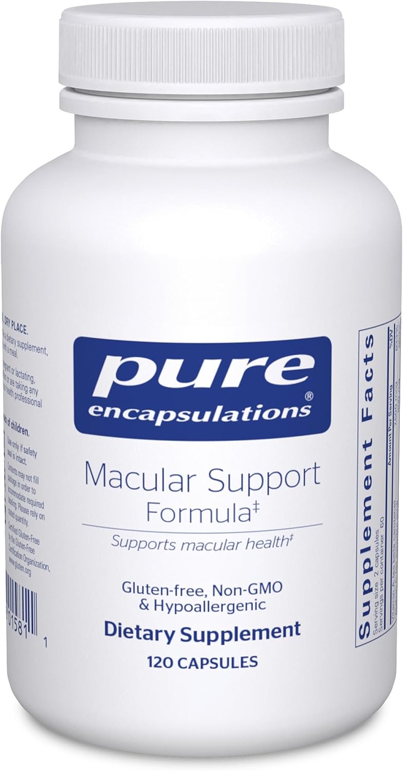 Pure Encapsulations Macular Support Formula | Hypoallergenic Supplement… – 120 Capsules