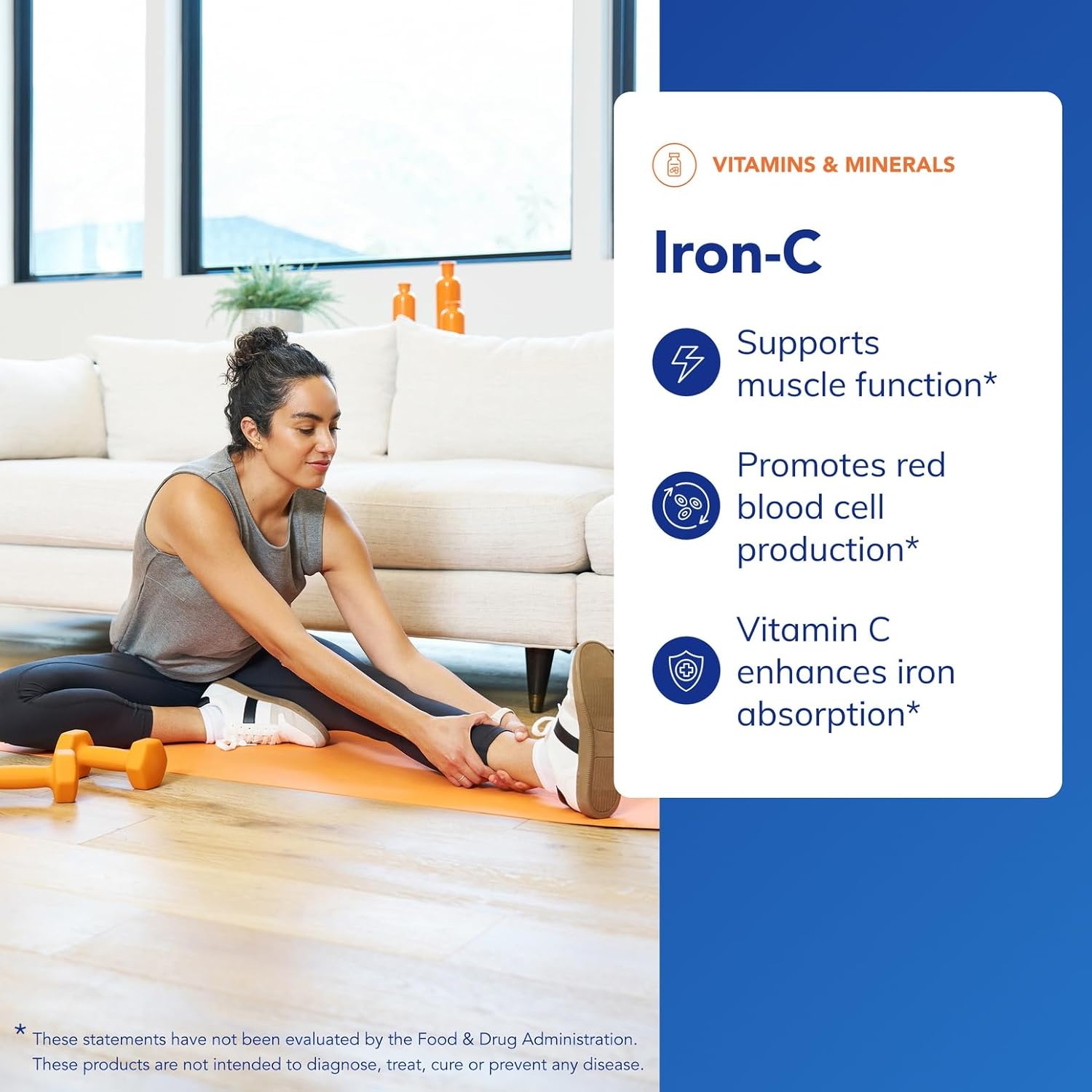 Pure Encapsulations Iron-C - 15 mg - 175 mg Vitamin C - Red Blood Cell Support* - Energy Production - Highly Bioavailable Iron Pill - Gluten Free & Vegan - Image 3
