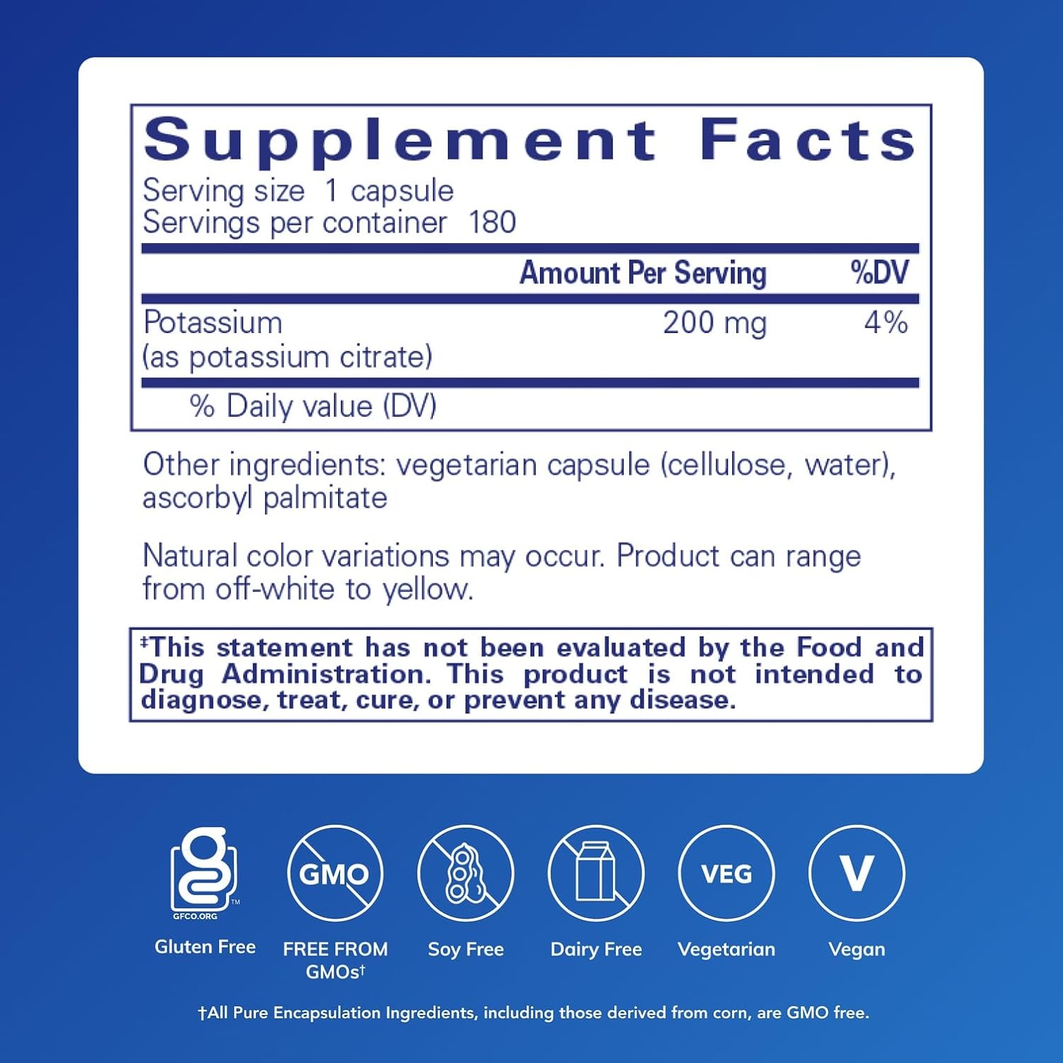 Pure Encapsulations Potassium (Citrate) - Essential Electrolyte Supplement to Support Nerve & Muscle Function, Adrenals, Hormones, Heart Health & Energy* - Potassium Citrate Capsule - Image 2