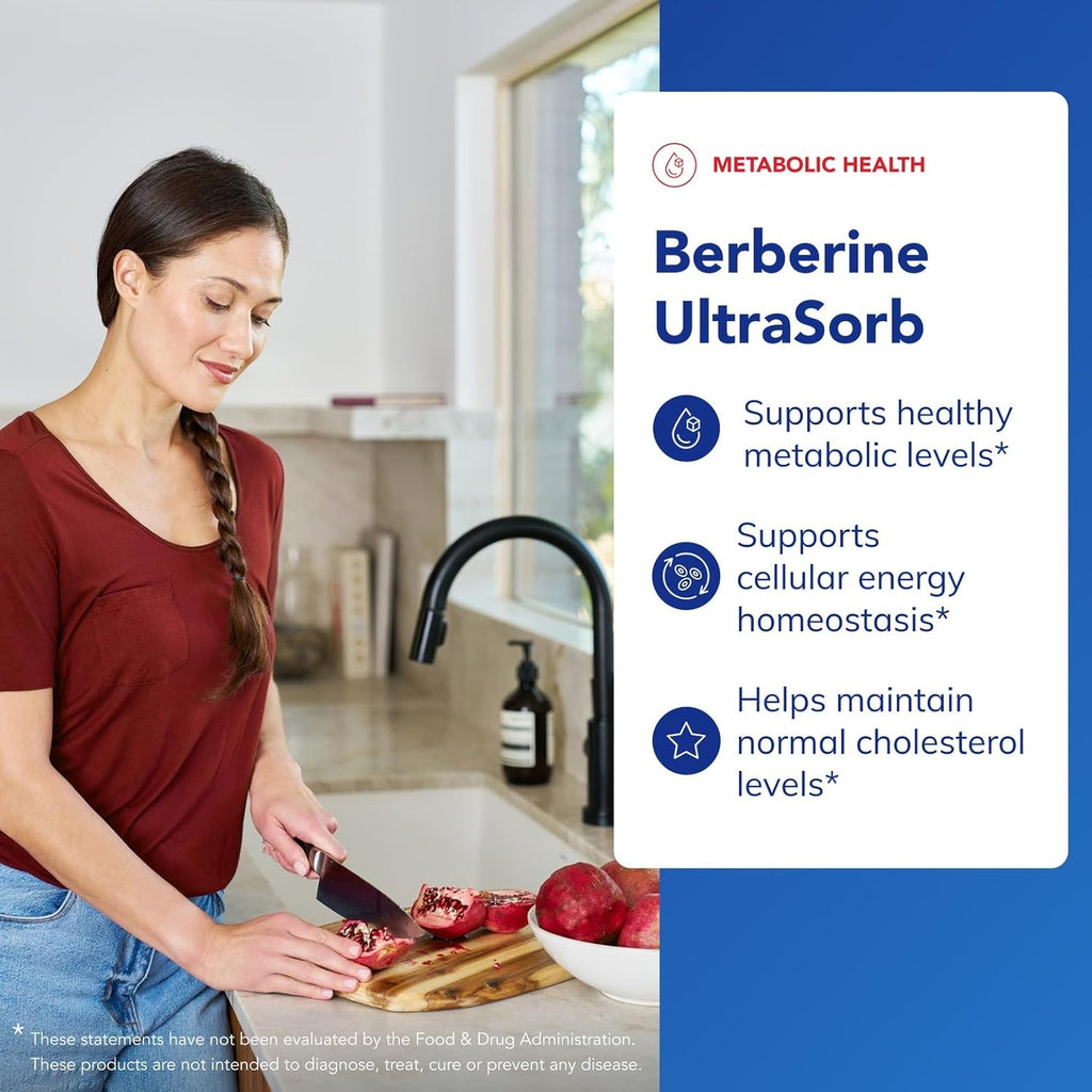 Pure Encapsulations Berberine UltraSorb - Enhanced Absorption Berberine Phytosome 550 mg - Supports Metabolic & Cardiometabolic Health* - Image 3