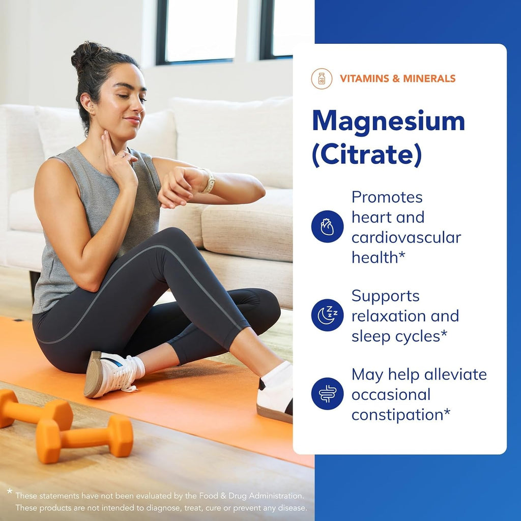 Pure Encapsulations Magnesium (Citrate) - Supplement for Sleep, Heart Health, Cognitive Health, Bone Health, Energy, Muscles, and Metabolism* - with Premium Magnesium - Image 3