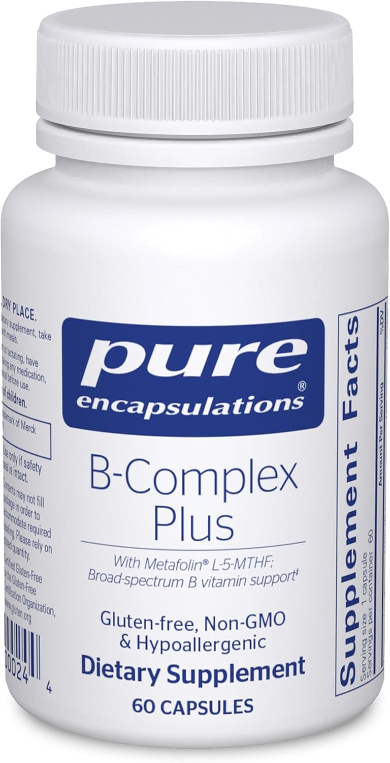 Pure Encapsulations B-Complex Plus – 60 Capsules