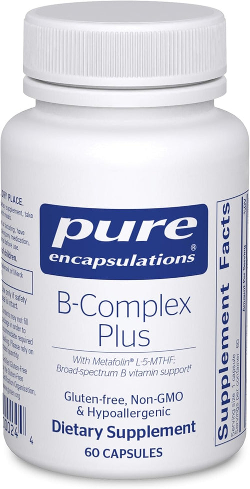 Pure Encapsulations B-Complex Plus – 60 Capsules