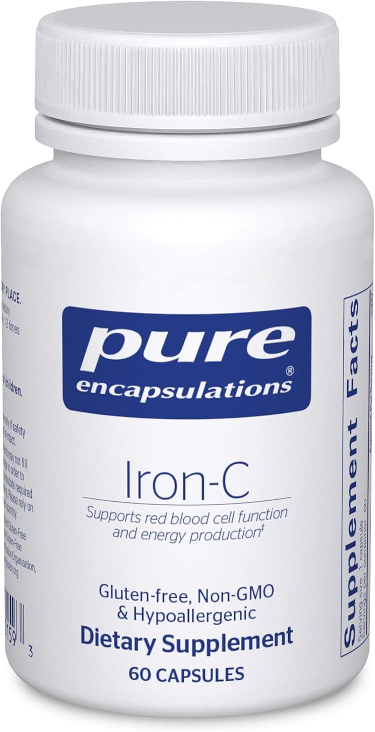 Pure Encapsulations Iron-C – 60 Capsules