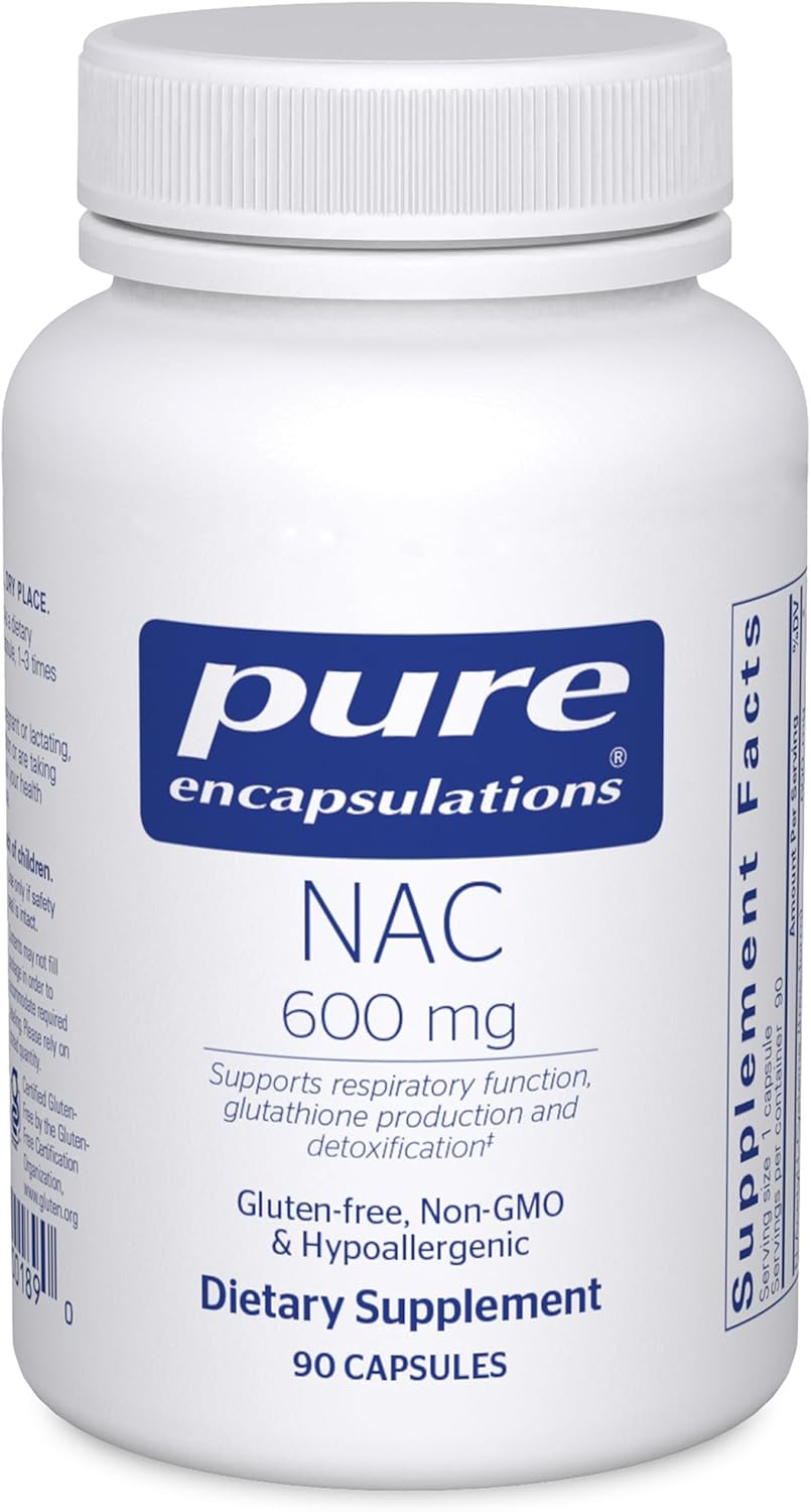 Pure Encapsulations NAC 600 mg – 90 Capsules
