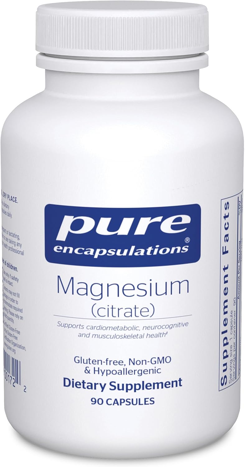 Pure Encapsulations Magnesium (Citrate) – 90 Capsules