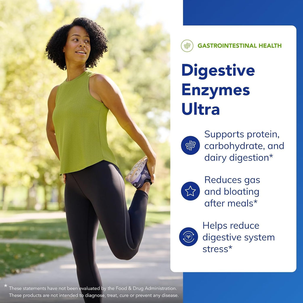 Pure Encapsulations Digestive Enzymes Ultra - Vegetarian Digestive Enzyme Supplement to Support Protein, Carb, Fiber, and Dairy Digestion* - Image 3