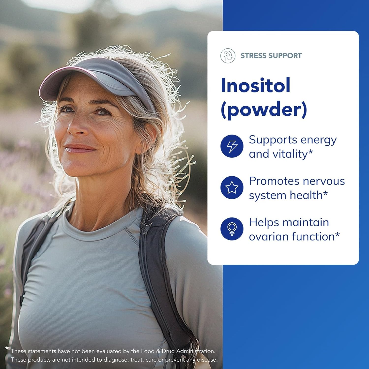 Pure Encapsulations Inositol (Powder) - Supplement to Support Energy, Nervous System & Ovarian Function* - with Myo-Inositol - 8.8 Ounces - Image 3