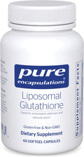 Pure Encapsulations Liposomal Glutathione - Immune Support & Liver Detox* - Antioxidant Protection - with Setria Glutathione - Non-GMO - 60 Softgel Capsules - 60 Softgels