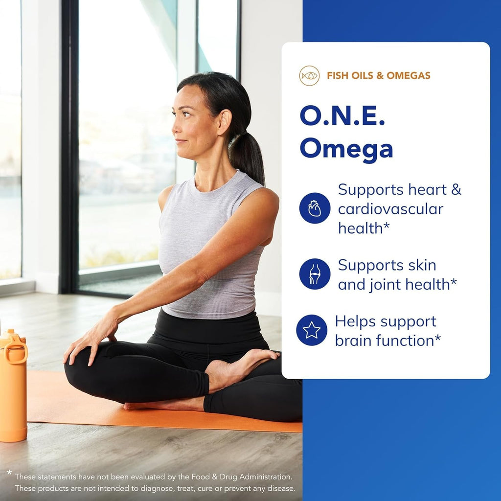 Pure Encapsulations O.N.E. Omega - Fish Oil Supplement for Heart Health, Joints, Skin, Eyes, and Cognition* - Fish Oil Concentrate with EPA and DHA - 60 Softgel Capsules - Image 3
