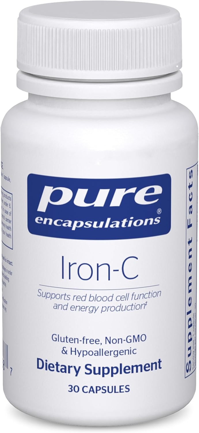 Pure Encapsulations Iron-C – 30 Capsules