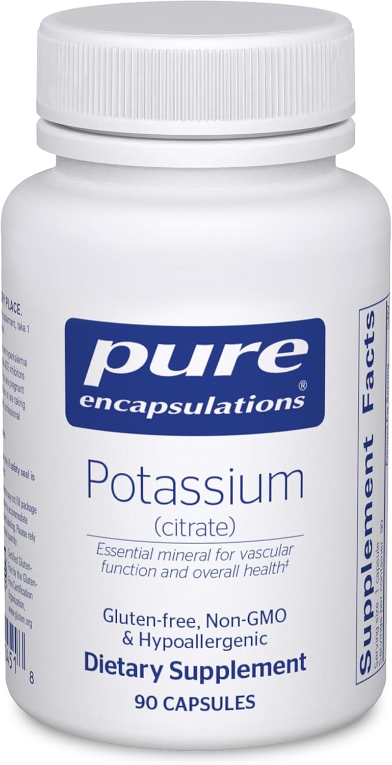 Pure Encapsulations Potassium (Citrate) – 90 Capsules