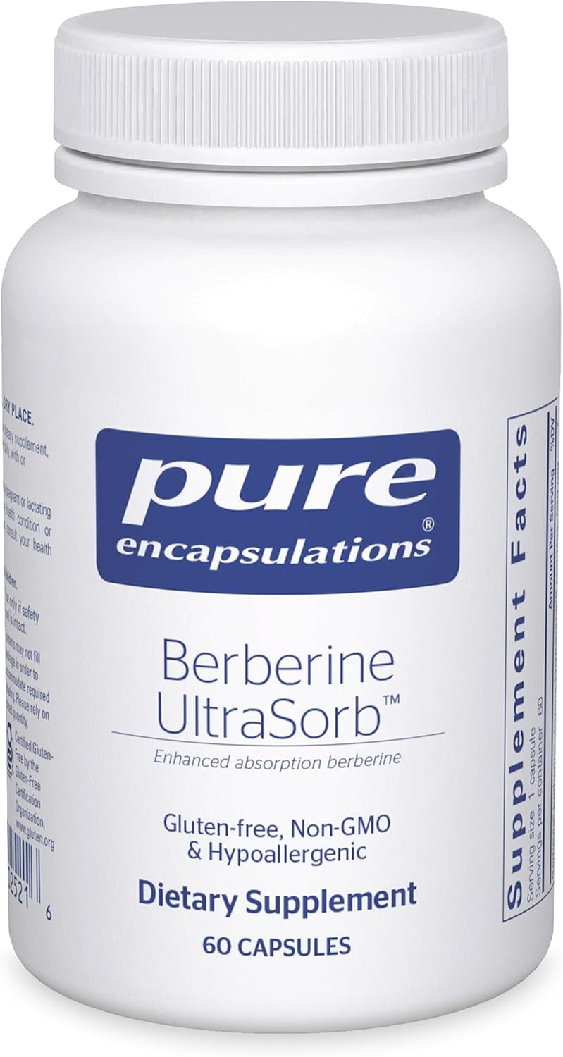 Pure Encapsulations Berberine UltraSorb - Enhanced Absorption Berberine Phytosome 550 mg - Supports Metabolic & Cardiometabolic Health* - 60 Capsules