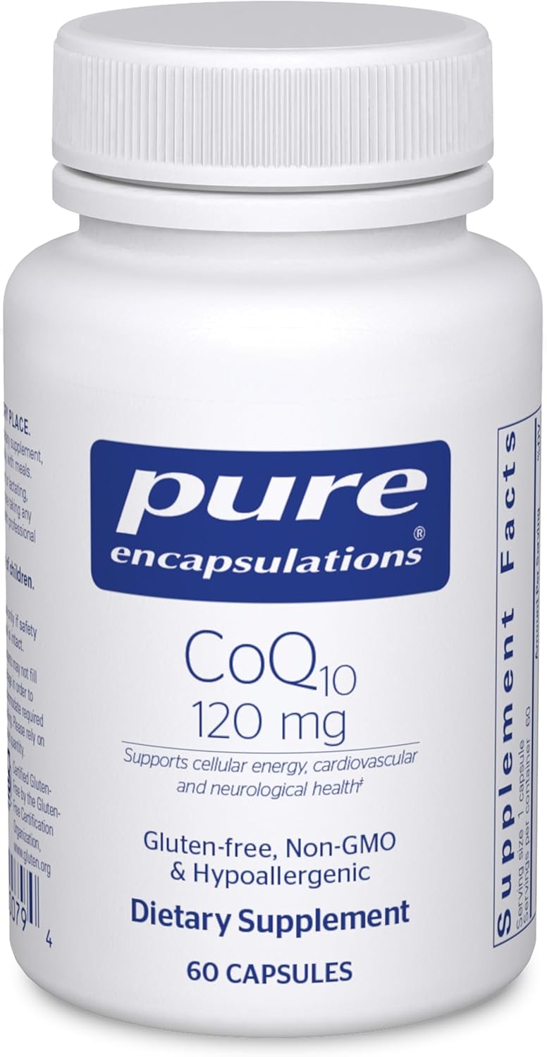 Pure Encapsulations CoQ10 120 mg – 60 Capsules