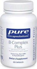 Pure Encapsulations B-Complex Plus - B Vitamins Supplement to Support Neurological Health, Cardiovascular Health, Energy Levels & Nervous System Support* - with Vitamin B12 & More - 120 Capsules - Image 1