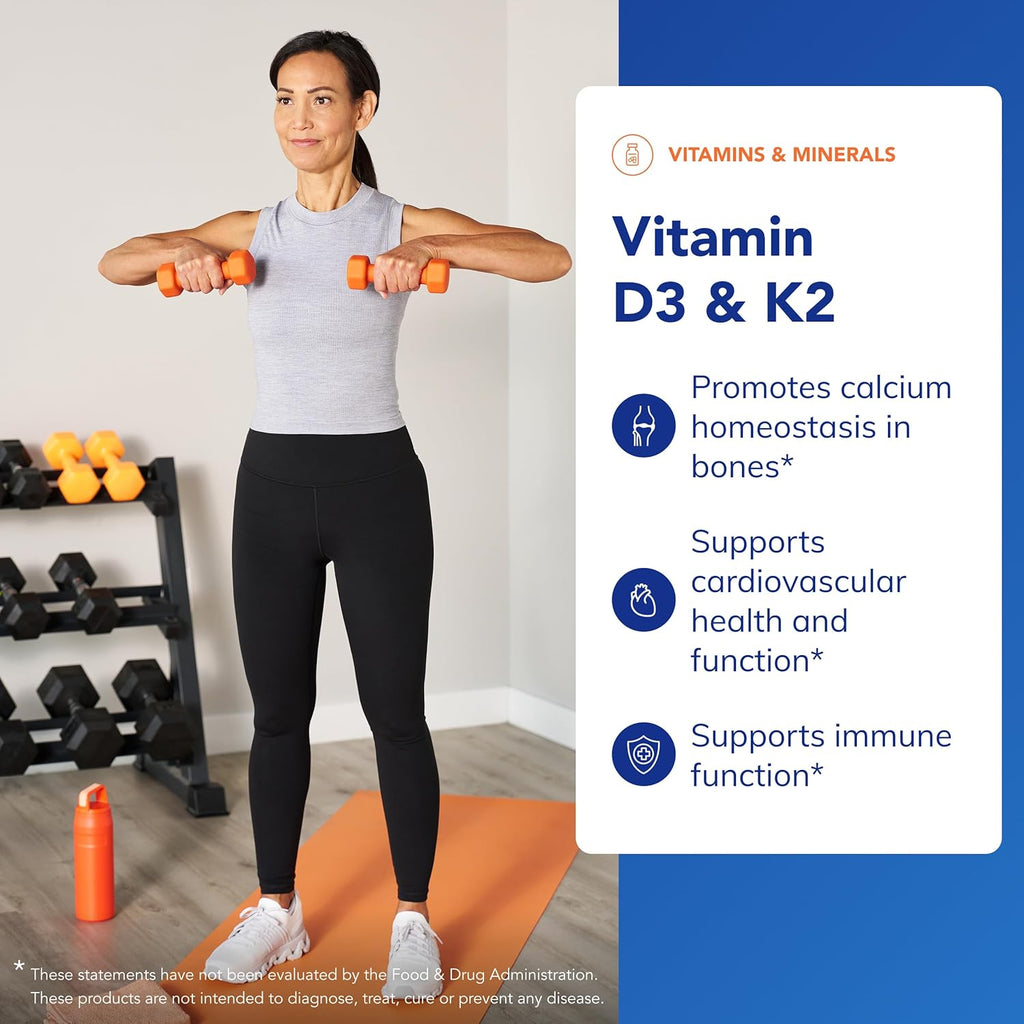 Pure Encapsulations Vitamin D3 & K2 - Bone & Vascular Health Support - Immune Function Support* - Gluten Free - Non-GMO - Image 3