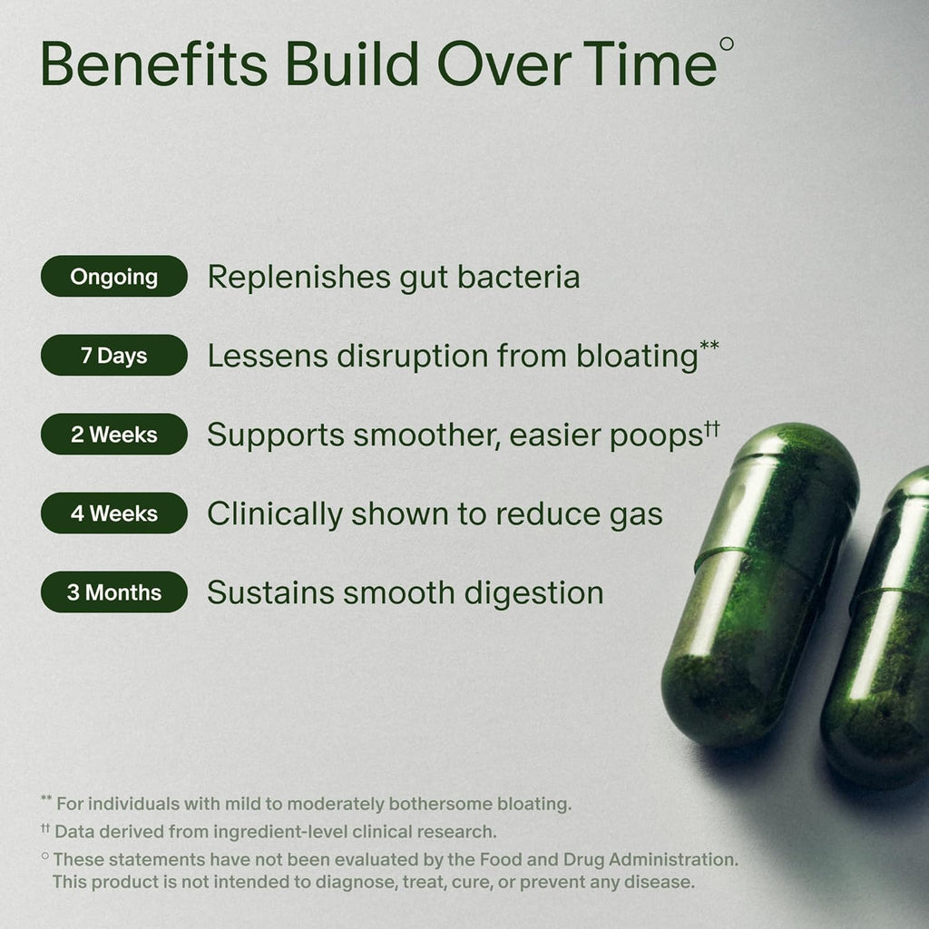 Seed DS-01 Daily Synbiotic - Prebiotic and Probiotic for Women & Men - Digestive Health, Gut Health, Immune Support, Bloating & Constipation Relief - Vegan & Shelf-Stable - 30-Day Starter (60ct) - Image 3