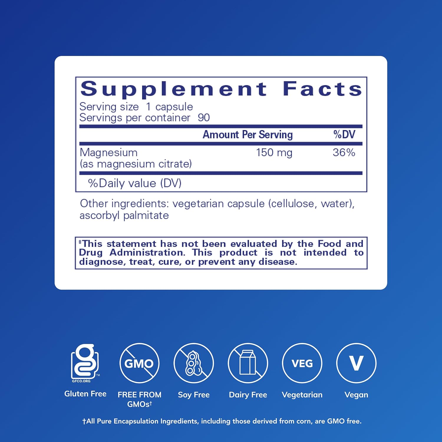Pure Encapsulations Magnesium (Citrate) - Supplement for Sleep, Heart Health, Cognitive Health, Bone Health, Energy, Muscles, and Metabolism - with Premium Magnesium - Image 2